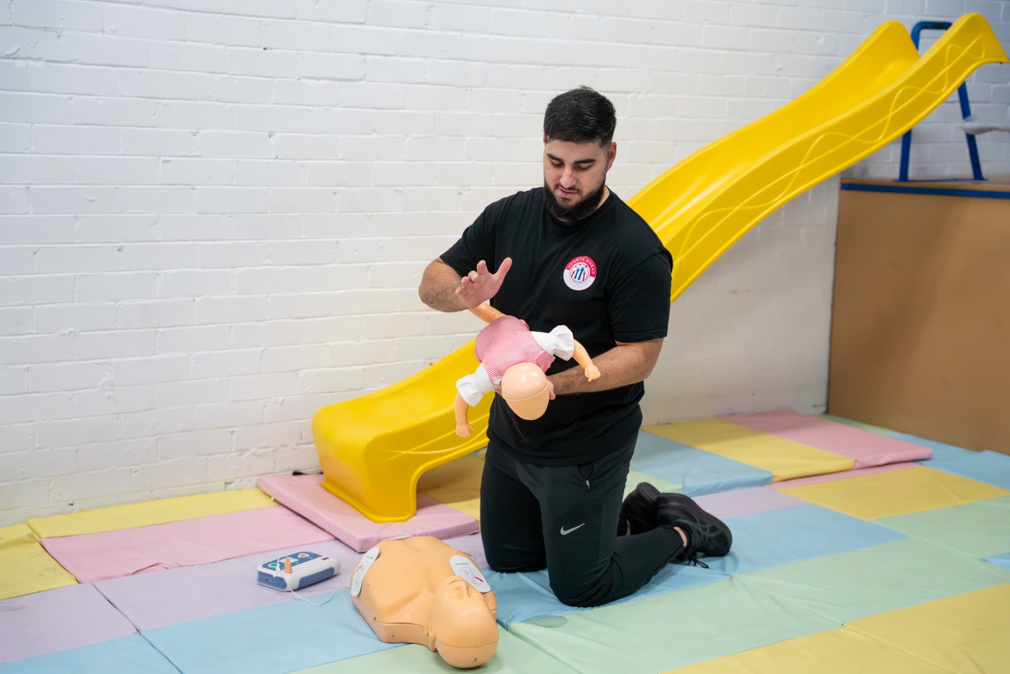 Hands-on first aid training